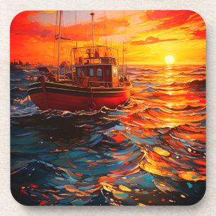 Artsy Ship Coaster