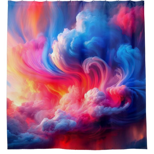 Artsy Skies Shower Curtain (Front)