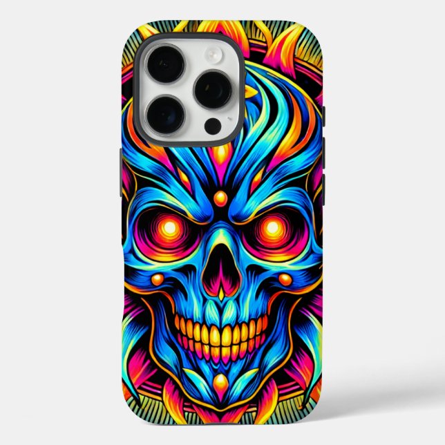 Artsy Skull Phone Case (Back)