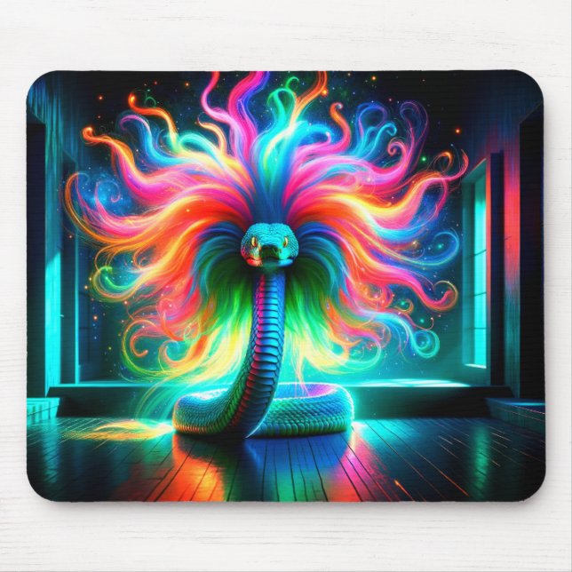Artsy Snake Mouse Mat (Front)