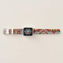 Artsy Southwestern Tribal Pattern Apple Watch Band