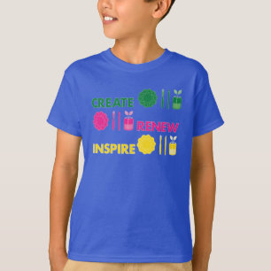 Artsy Spring Knolling Kids T-Shirt