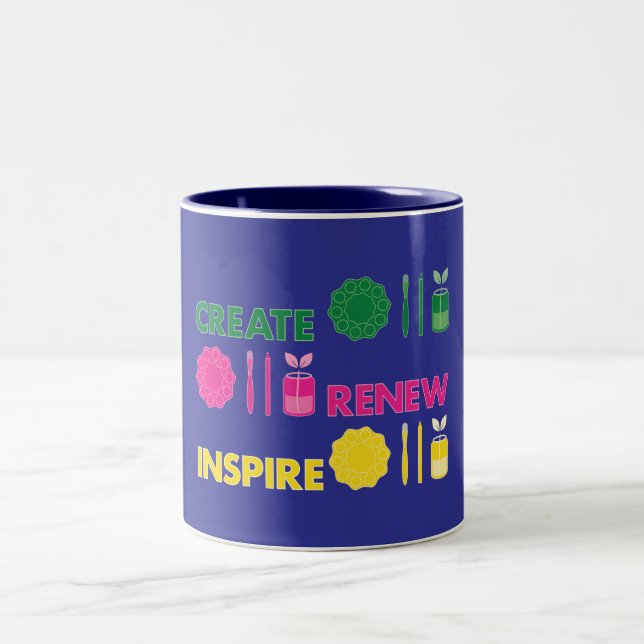 Artsy Spring Knolling Mug (Center)