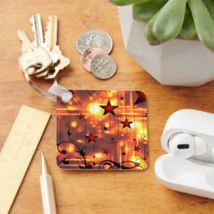 Artsy Stars Key Ring