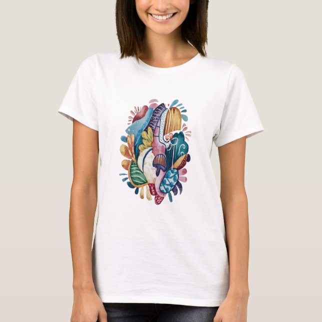 artsy sticker T-Shirt (Front)