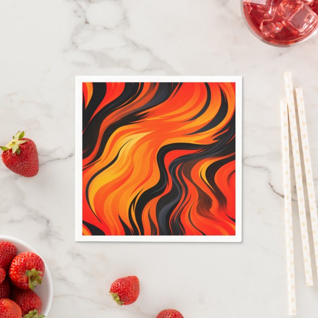 Artsy Stripes Napkin (Insitu)