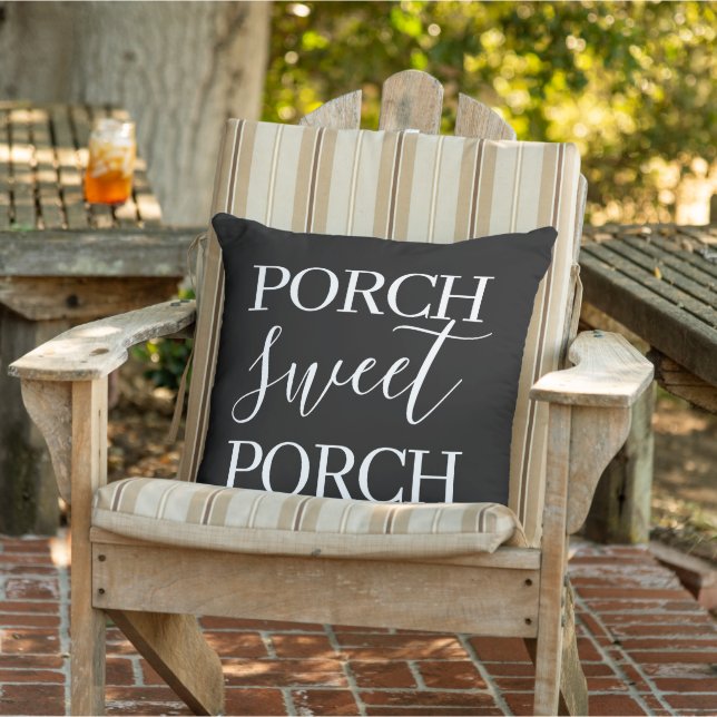 Artsy Style Porch Sweet Porch Quote Word Art Cushion (Chair)