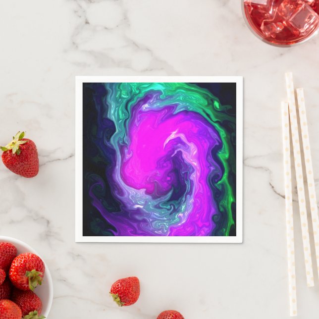 Artsy Swirls Napkin (Insitu)
