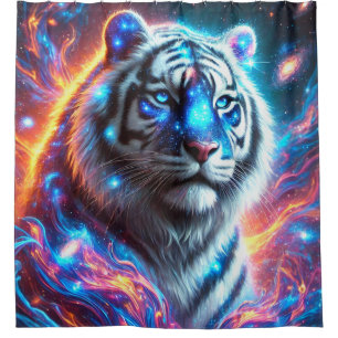 Artsy Tiger Shower Curtain