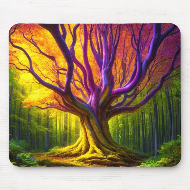 Artsy Tree Mouse Mat (Front)