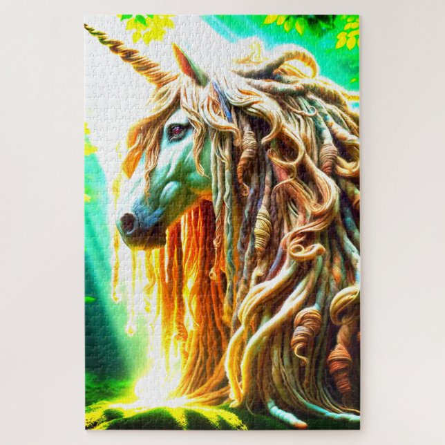 Artsy Unicorn Jigsaw Puzzle (Vertical)