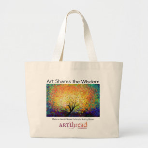 ArtThread Jumbo Tote - Share the Wisdom!