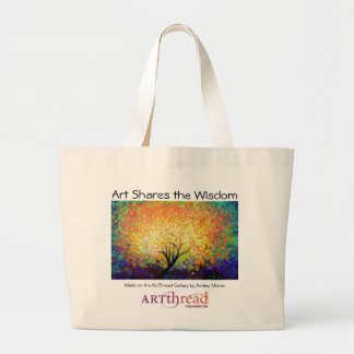 ArtThread Jumbo Tote - Share the Wisdom!