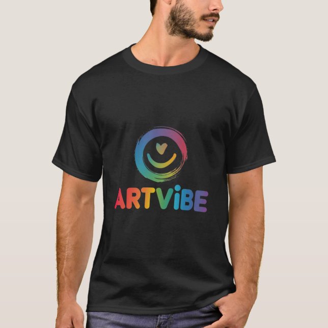 ArtVibe: Creative Expression Through Vibrant T-Shi T-Shirt (Front)
