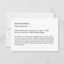 Artwork Exhibition Art Show Placards