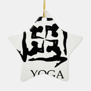 artwork for yoga ceramic tree decoration