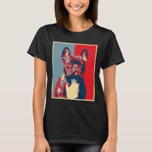 Artwork Frenchie - Vintage Silhouette French Bulld T-Shirt
