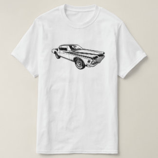 Artwork Illustration Buick Riviera GS 1971 front T-Shirt
