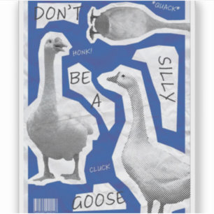 Artwork Illustration Don't Be A Silly Goose
