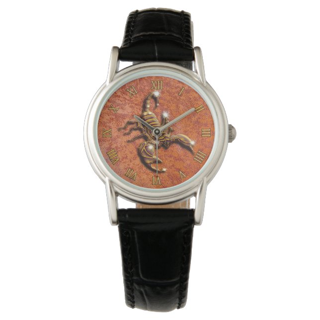 Artwork of Posionous Scorpion for Scorpios Watch (Front)
