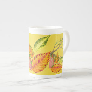 Arty Autumn on a Bone China Mug