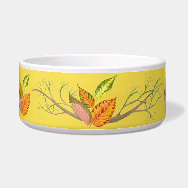Arty Autumn on a Salad Bowl (Front)