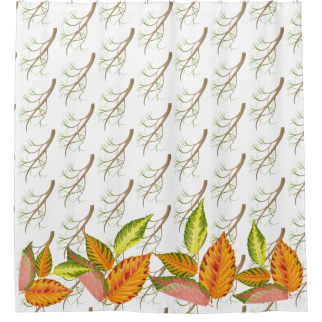 Arty Autumn on a Shower Curtain (Front)