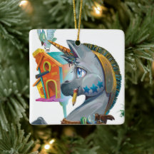 Arty Builds a Birdhouse Holiday Ornament