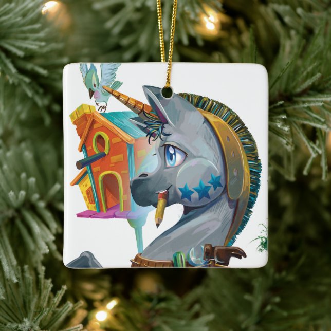 Arty Builds a Birdhouse Holiday Ornament (Tree)