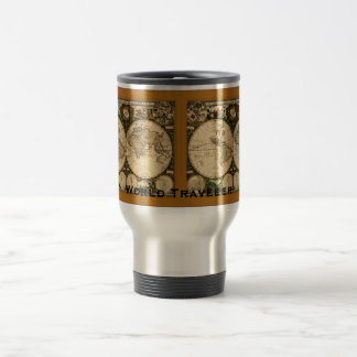 Arty Old World Map Travel Mugs