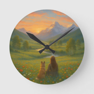 Arty wall clock 