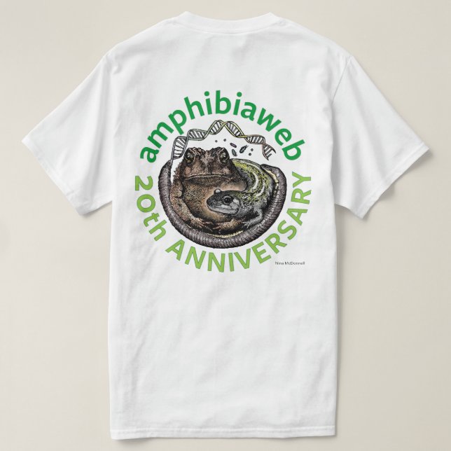 #ArtYourAmphibian2020 - Nina McDonnell T-Shirt (Design Back)