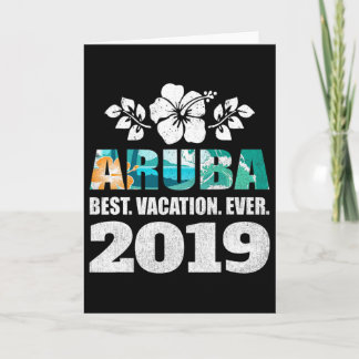 Aru Best Vacation Ever Souvenir Card