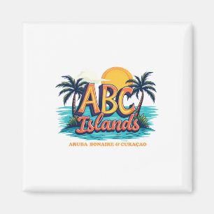 Aru Bonaire Curacao Cruise Vacation Caribbean Abc  Magnet