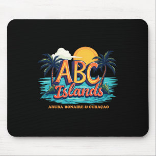 Aru Bonaire Curacao Cruise Vacation Caribbean Abc Mouse Mat