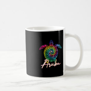 Aru Tie Dye Sea Turtle Matching Family Vacation  Coffee Mug