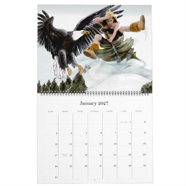 Arual the Elf  2014 Calendar (Jan 2027)