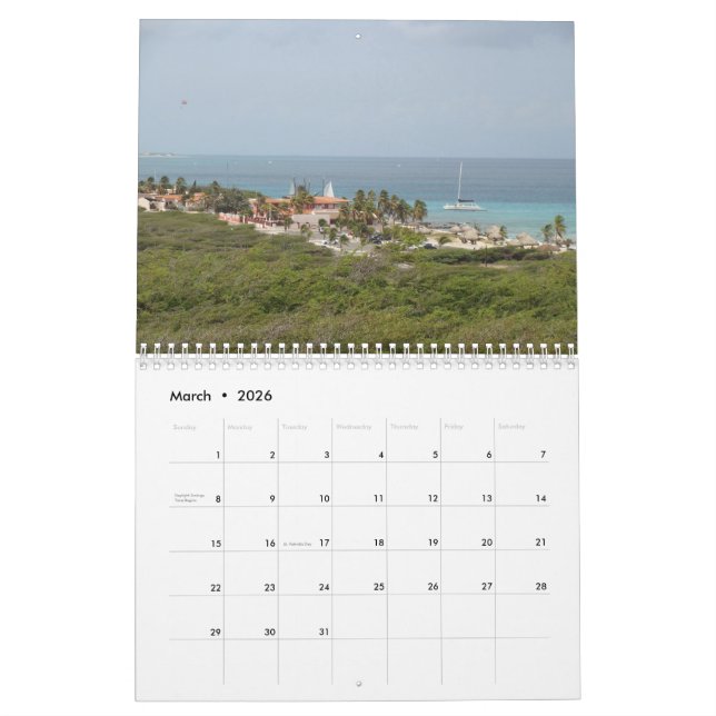 Aruba 2022 calendar (Mar 2026)