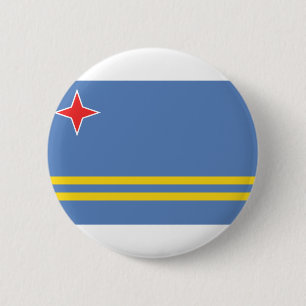 aruba 6 cm round badge