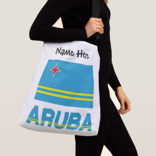 Aruba and Aruban Flag Personalised  Crossbody Bag