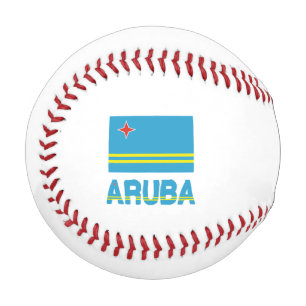 Aruba and Aruban Flag with Your Name Baseball