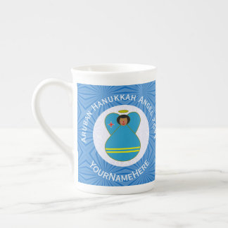 Aruba Angel Flag Hanukkah  Bone China Mug