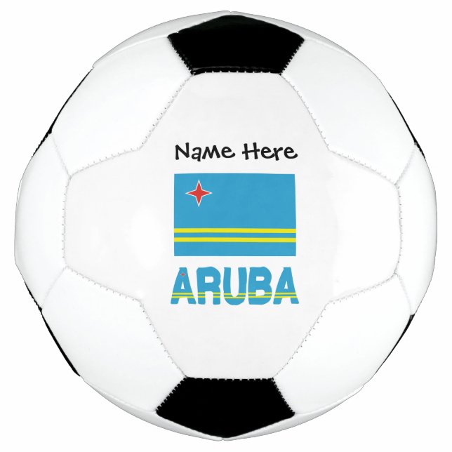 Aruba Aruban Flag Personalised  Football (Front)