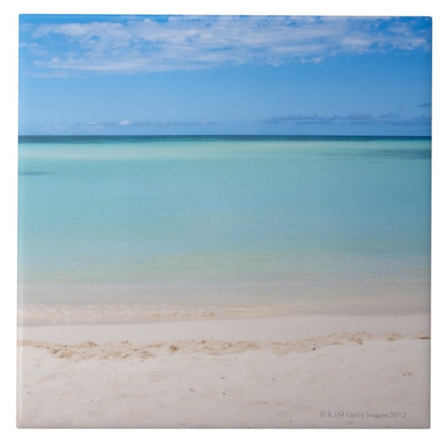 Aruba, beach and sea 3 tile (Front)