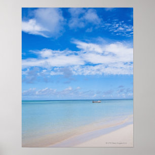 Aruba, beach and sea poster