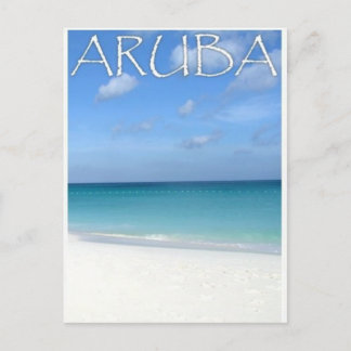 Aruba Beach Postcard