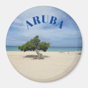 Aruba Beach Scene Magnet 
