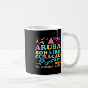 Aruba Bonaire Curacao 2025 Island Carribbean Trave Coffee Mug