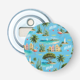Aruba Caribbean Island lighthouse travel souvenir Bottle Opener