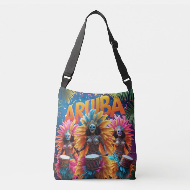 aruba carnival celebration crossbody bag (Front)